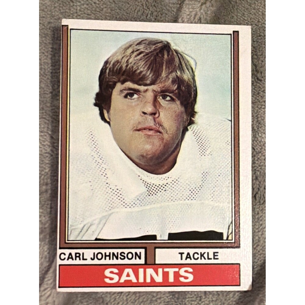 1974 Topps - Carl Johnson #308 (RC)